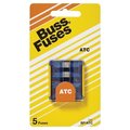 Eaton Bussmann Automotive Fuse, Blade Fuse, 32 VDC, 3 A, 1 kA Interrupt BP/ATC-3-RP
